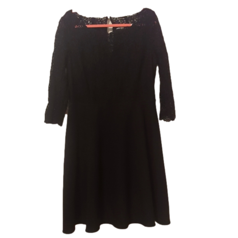 Karl Lagerfeld lace flare dress